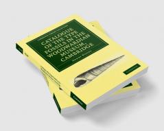 Catalogue of the Type Fossils in the Woodwardian Museum Cambridge