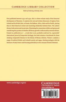 The Growth of Literature Volume 1
