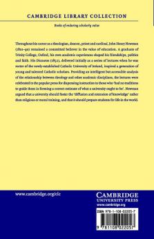 Discourses on the Scope and Nature of University Education