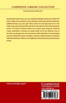 A History of Classical Scholarship - Volume 3