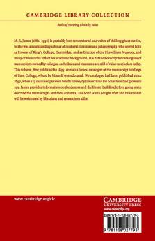 A Descriptive Catalogue of the Manuscripts in the Library of Eton College