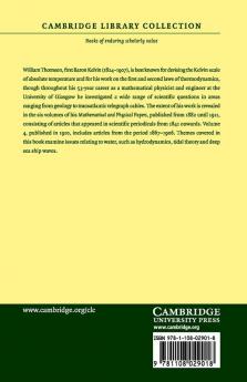 Mathematical and Physical Papers - Volume 4