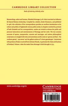 Elizabeth Montagu the Queen of the Bluestockings