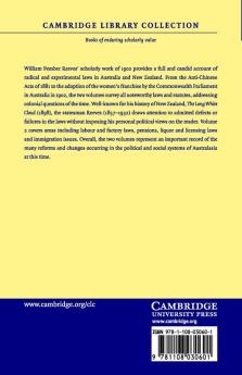 State Experiments in Australia and New Zealand - Volume             2