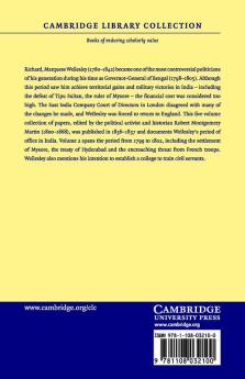 The Despatches Minutes and Correspondence of the Marquess Wellesley K. G. During His Administration in India - Volume 2