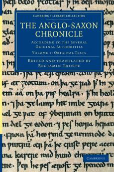 The Anglo-Saxon Chronicle - Volume 1