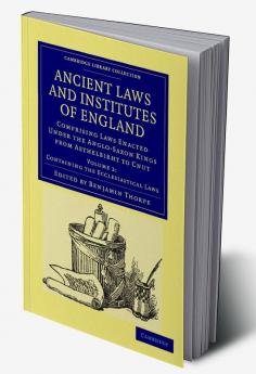 Ancient Laws and Institutes of England