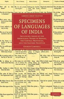 Specimens of Languages of India