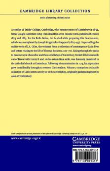 Materials for the History of Thomas Becket Archbishop of Canterbury (Canonized by Pope Alexander III Ad 1173) - Volume 7