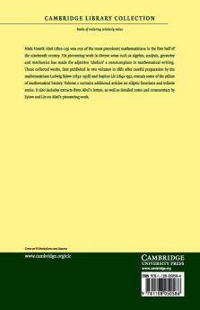 Oeuvres Completes de Niels Henrik Abel