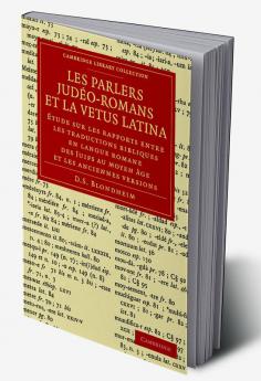 Les Parlers Jude O-Romans Et La Vetus Latina