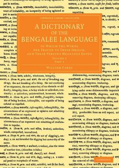A Dictionary of the Bengalee Language - Volume 2