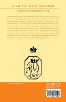 Lilawati; Or a Treatise on Arithmetic and Geometry