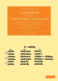 A Grammar of the Sungskrit Language - Volume 1