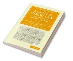 A Digest of Hindu Law on Contracts and Successions