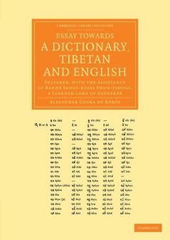 Essay Towards a Dictionary Tibetan and English