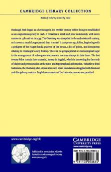 The Chartulary of the Augustinian Priory of St John the Evangelist of the Park of Healaugh