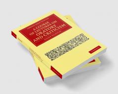 A Course of Lectures on Oratory and Criticism