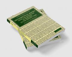 Arithmetical Books from the Invention of Printing to the Present Time