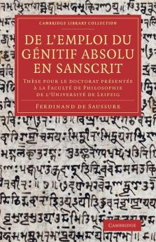 De l'emploi du génitif absolu en Sanscrit