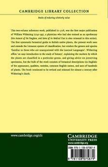 A Botanical Arrangement of All the Vegetables Naturally Growing in             Great Britain - Volume 1