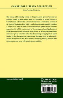 Municipal Parks Gardens and Open Spaces of             London