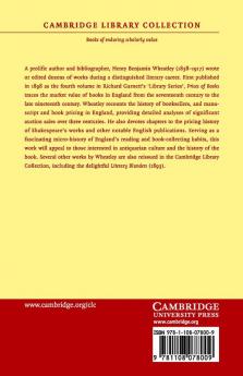 Prices of Books
