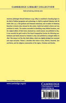 Biblical Researches in Palestine and the Adjacent Regions - Volume             2