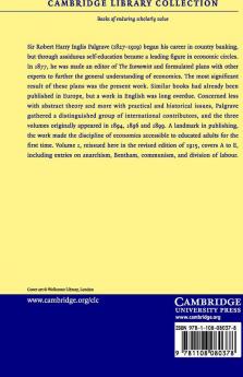 Dictionary of Political Economy - Volume 1