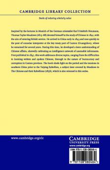 Desultory Notes on the Government and People of China and on the Chinese Language