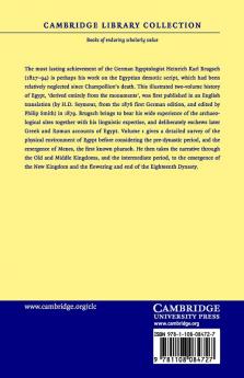 A History of Egypt under the Pharaohs Derived Entirely from the Monuments