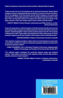 Advances in Economics and Econometrics