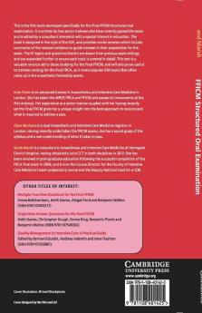 Questions for the Final FFICM Structured Oral Examination