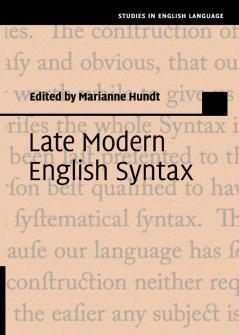 Late Modern English Syntax