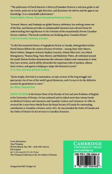A History of Canadian Fiction