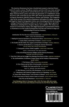 The Cambridge Companion to the Literature of the American Renaissance