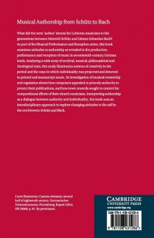 Musical Authorship from Schütz to Bach