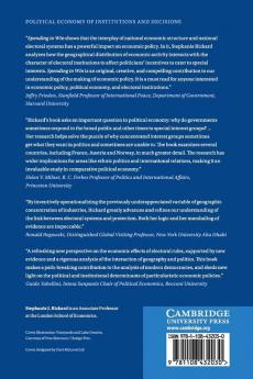 Spending to Win: Political Institutions Economic Geography and Government Subsidies (Political Economy of Institutions and Decisions)