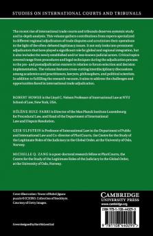 The Legitimacy of International Trade Courts and Tribunals