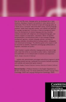 The Cambridge Handbook of Language Policy
