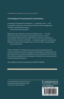 A Sociology of Transnational Constitutions