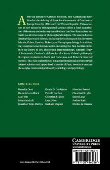New Approaches to Neo-Kantianism