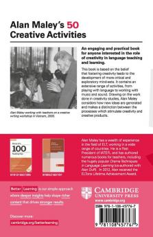 Alan Maley's 50 Creative Activities
