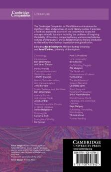 The Cambridge Companion to World Literature