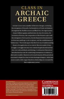 Class in Archaic Greece