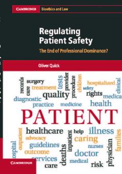Regulating Patient Safety