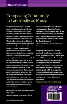 Composing Community in Late Medieval Music