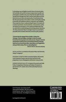 The Theory of Economic Policy in a Strategic Context