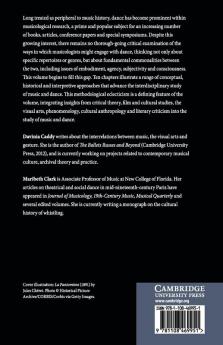 Musicology and Dance
