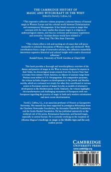 The Cambridge History of Magic and Witchcraft in the             West